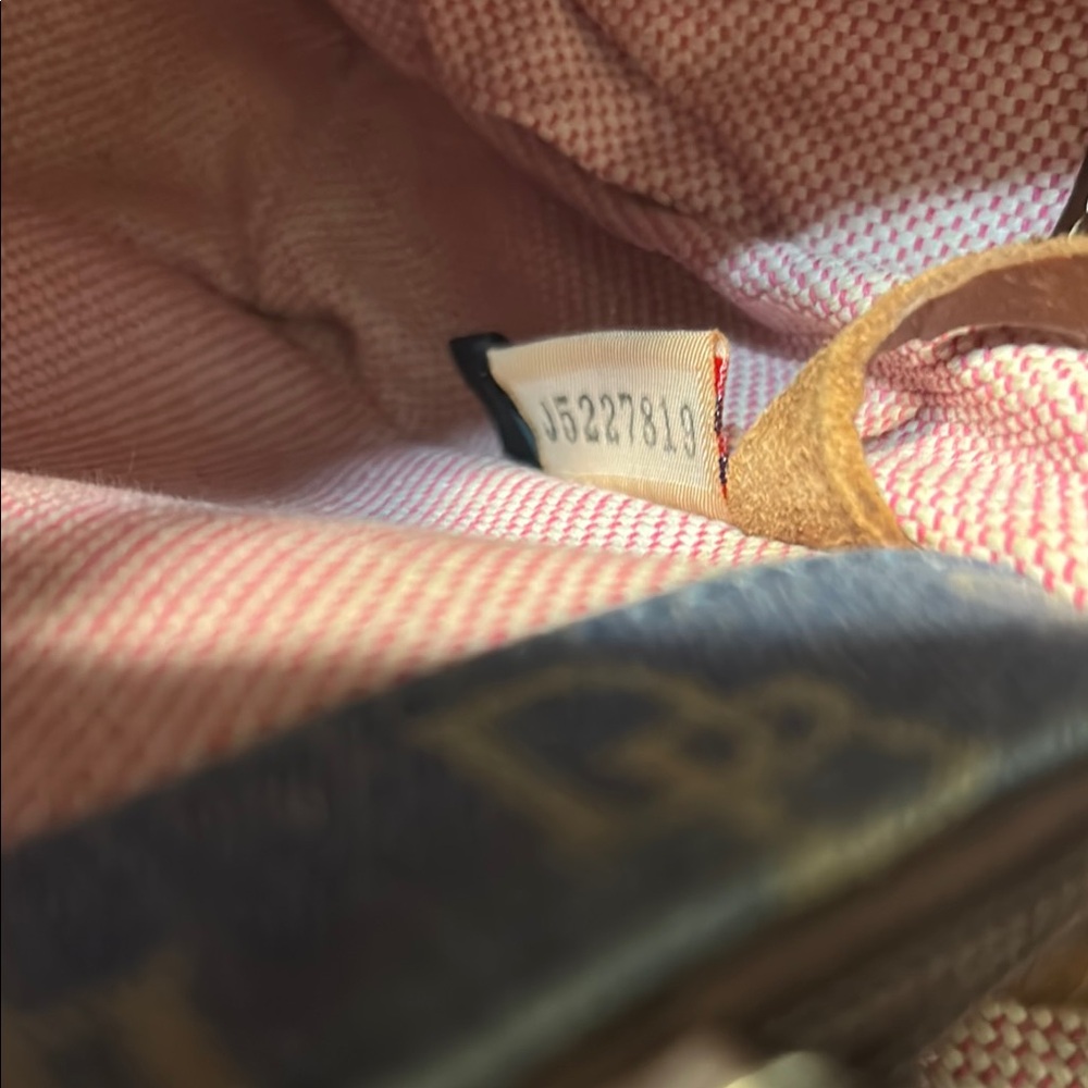 Dooney & Bourke Blue and Brown Monogram Satchel - Picture 9 of 14